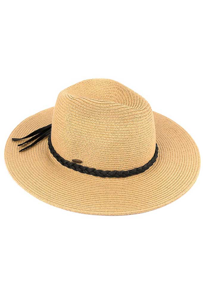 C.C Women's Straw Panama Hat Sun