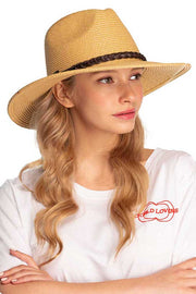 C.C Women's Straw Panama Hat Sun