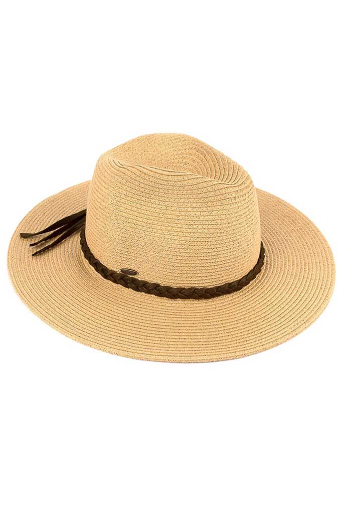 C.C Women's Straw Panama Hat Sun
