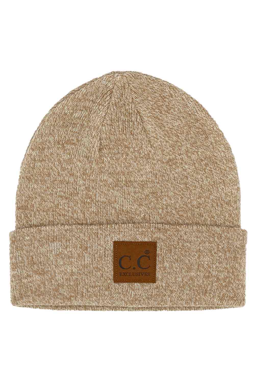 C.C Unisex Classic Basic Solid Color Beanie