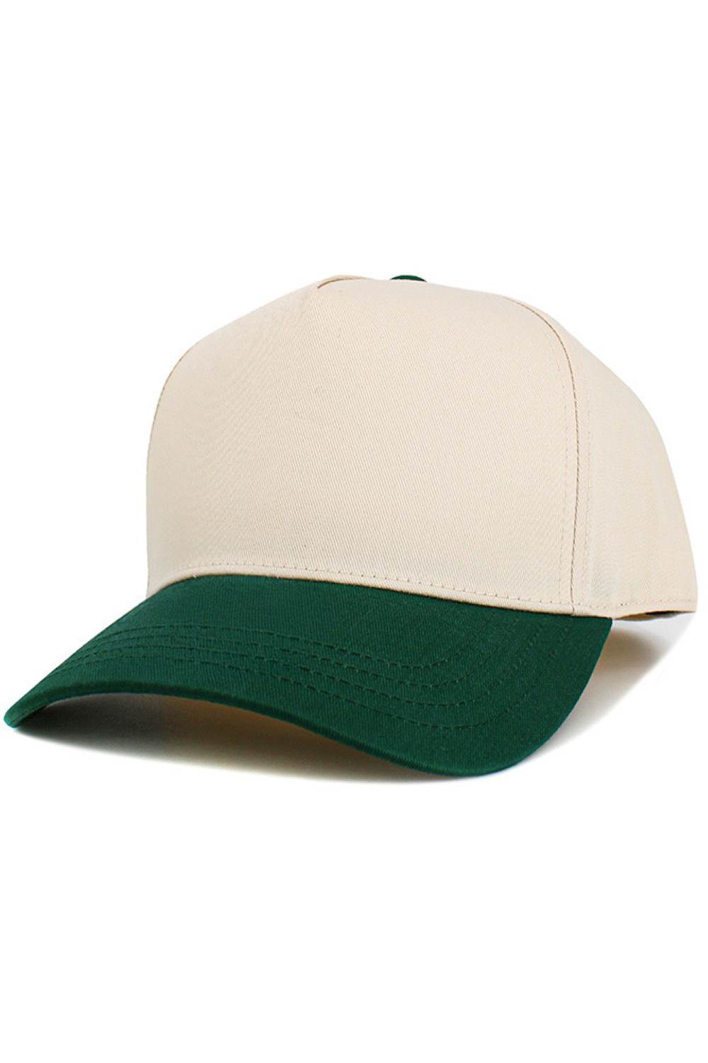 Five Panel Plain Snapback Baseball Cap