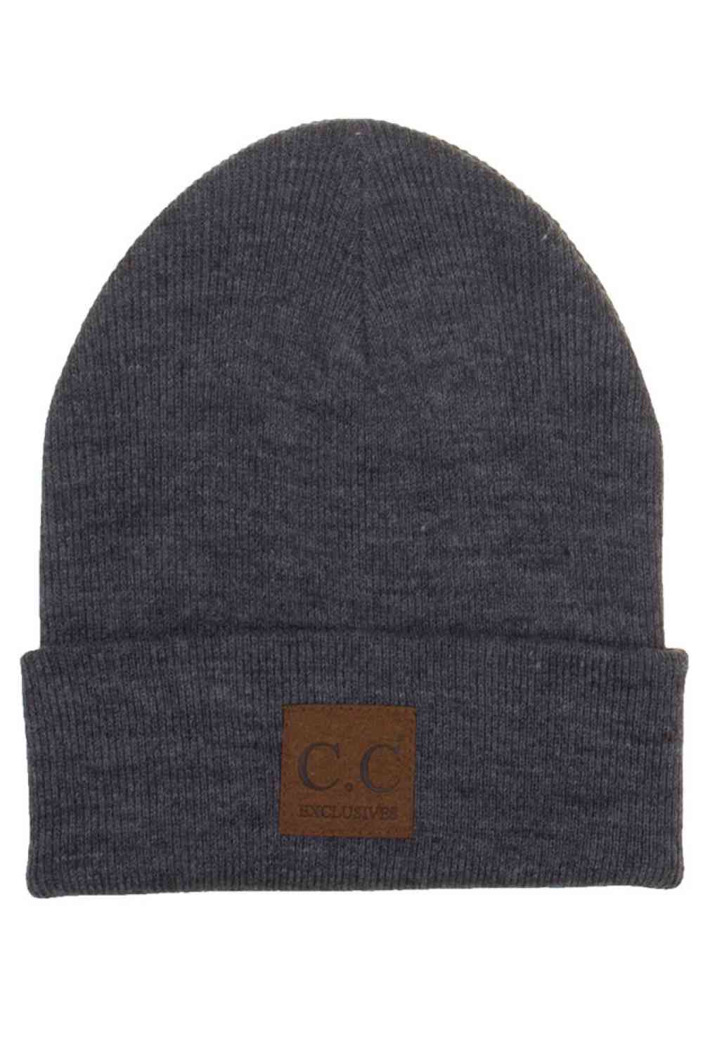C.C Unisex Classic Basic Solid Color Beanie