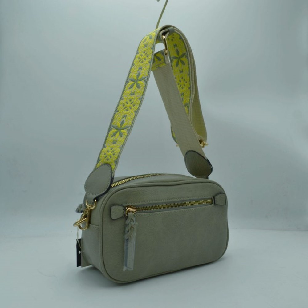 Guitar Strap Bag Multi-Zip Crossbody Bag