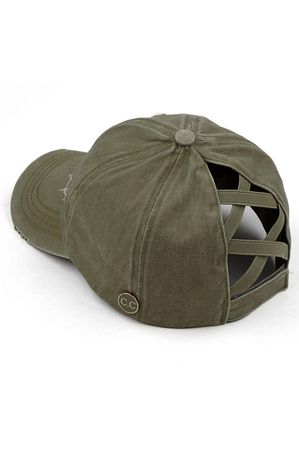 C.C Women's Baseball Ponytail Cap