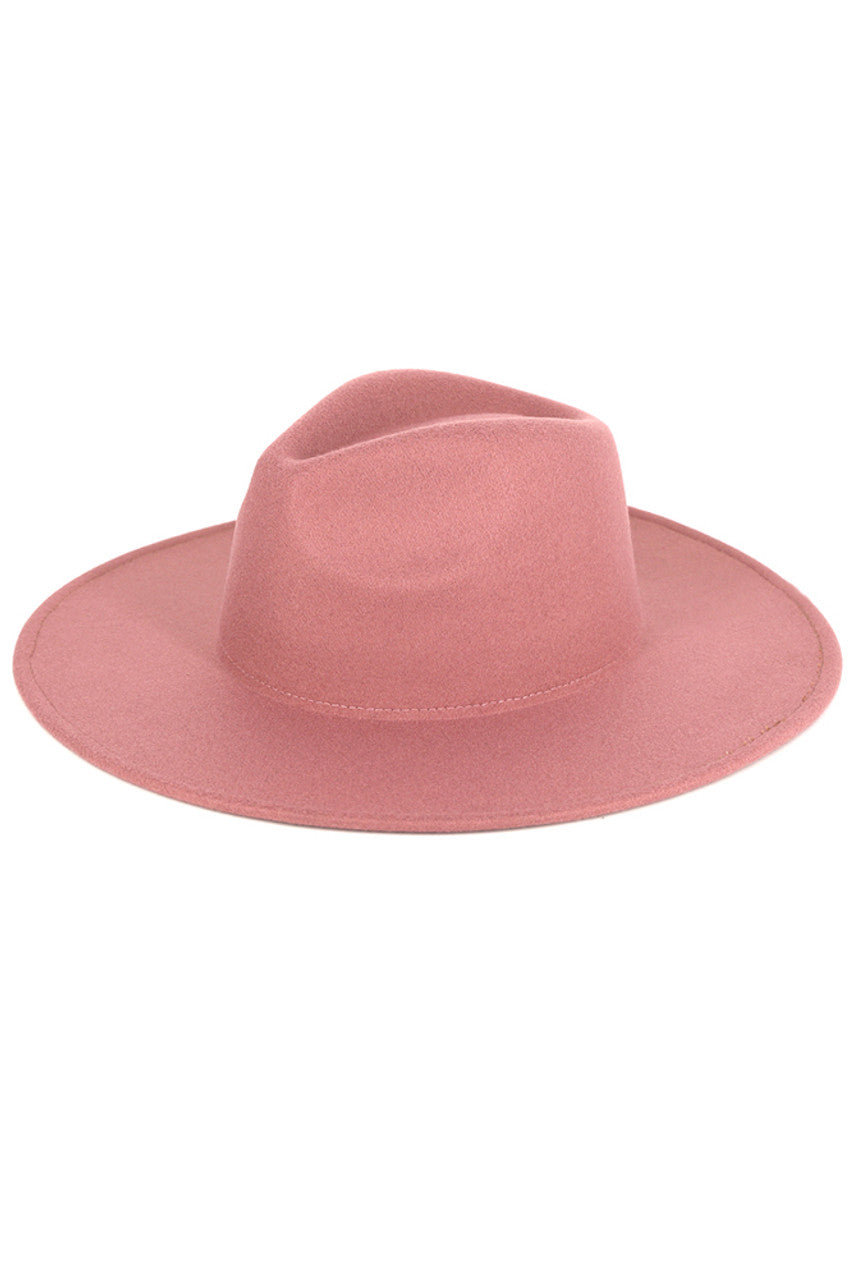 Solid Plain Panama Hat