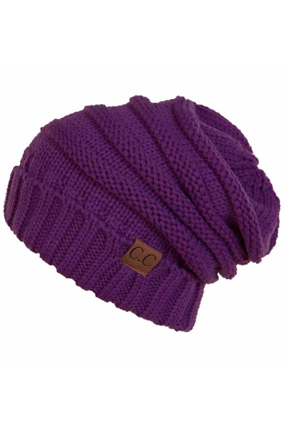 C.C Oversize Slouchy Knitted Beanie