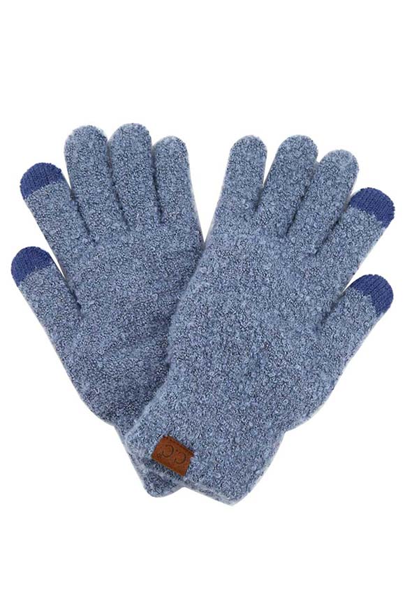 C.C Solid Boucle Gloves