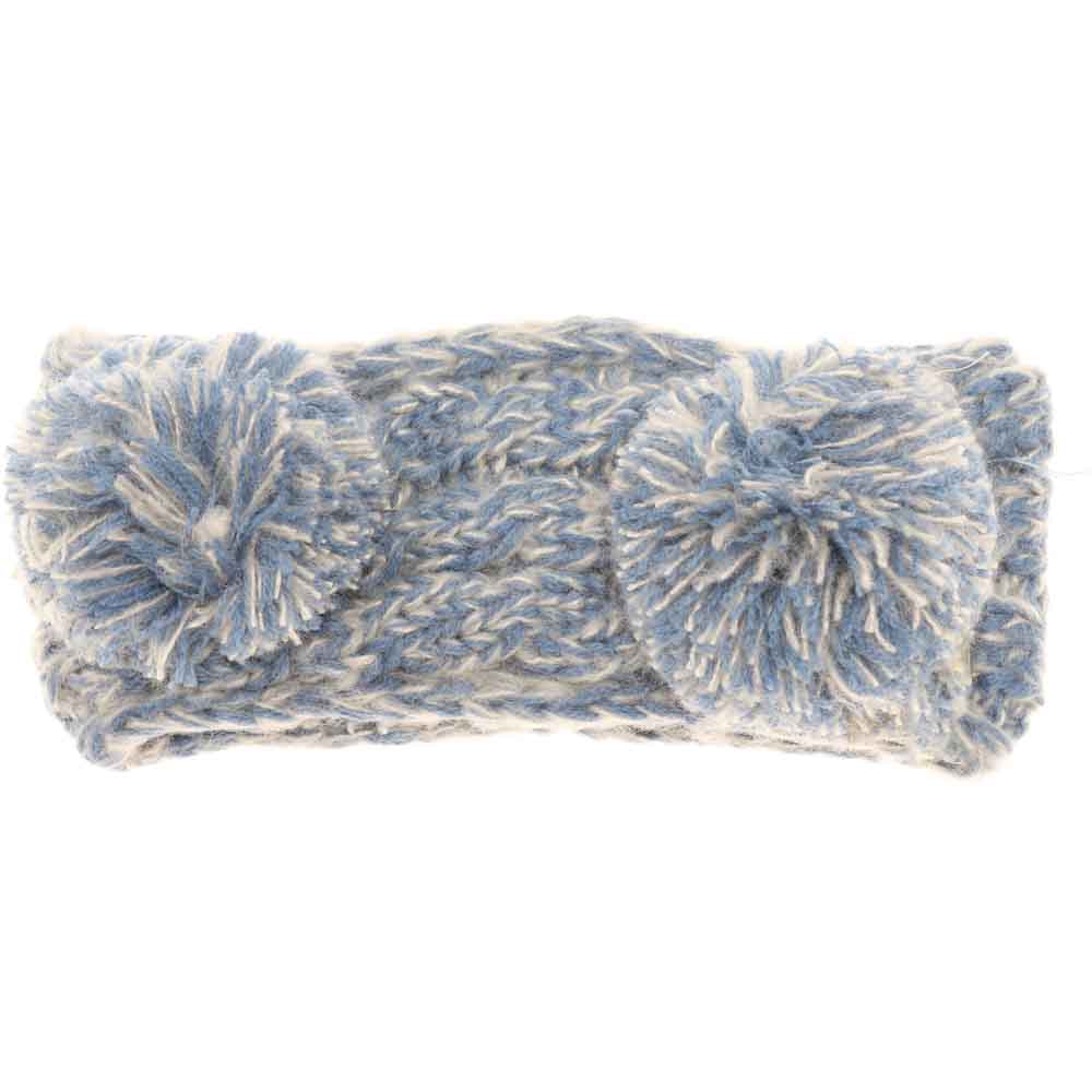 KIDS Multi-tone Double Pom C.C Head Wrap