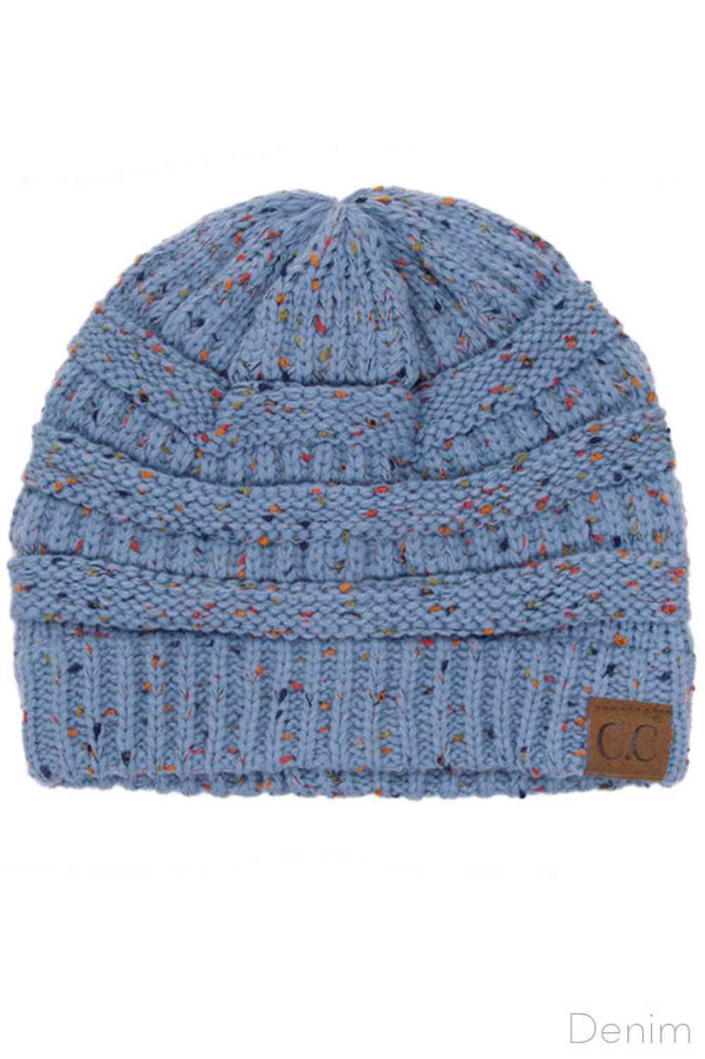 C.C Confetti Cable Knit Beanie