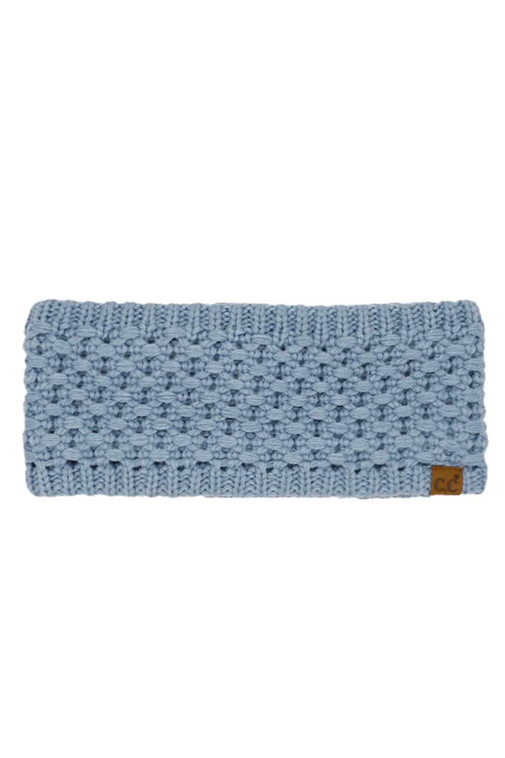 C.C Cross Cell Stitch Knit Winter Headwrap