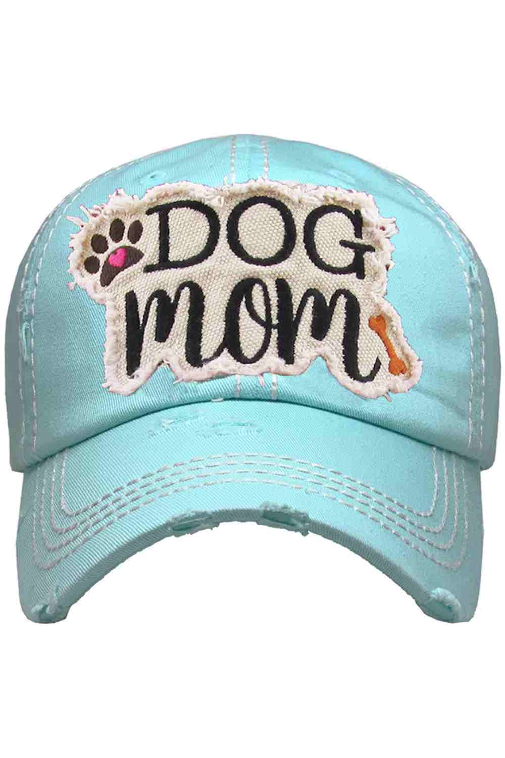 DOG MOM VINTAGE BASEBALL CAP