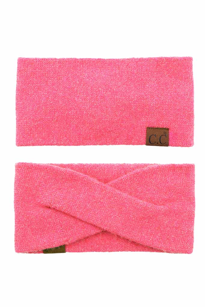 C.C Soft Recycled Fine Yarn Cuff Headwrap Earmuffs