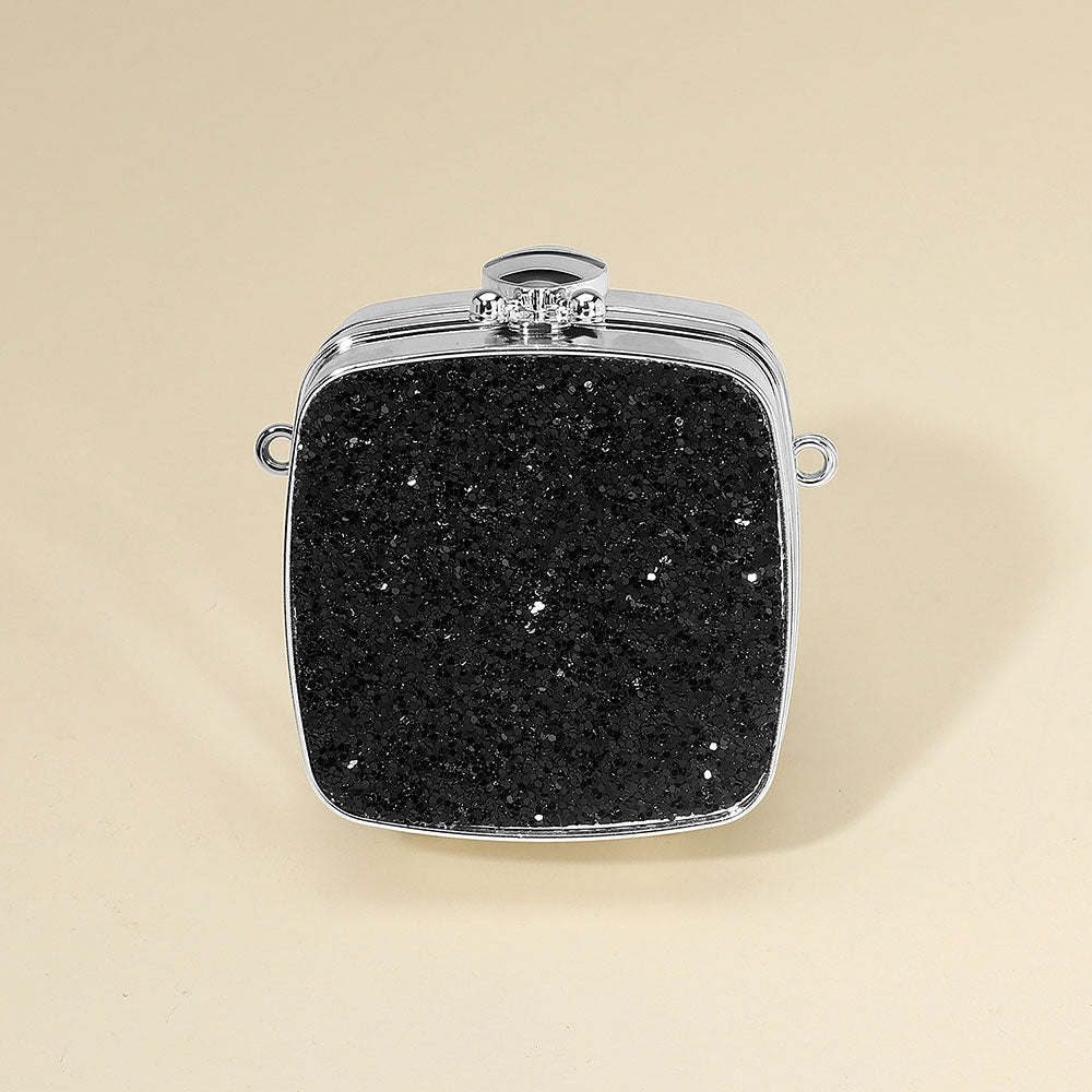 Square Glitter Mini Clutch Bag Crossbody Bag