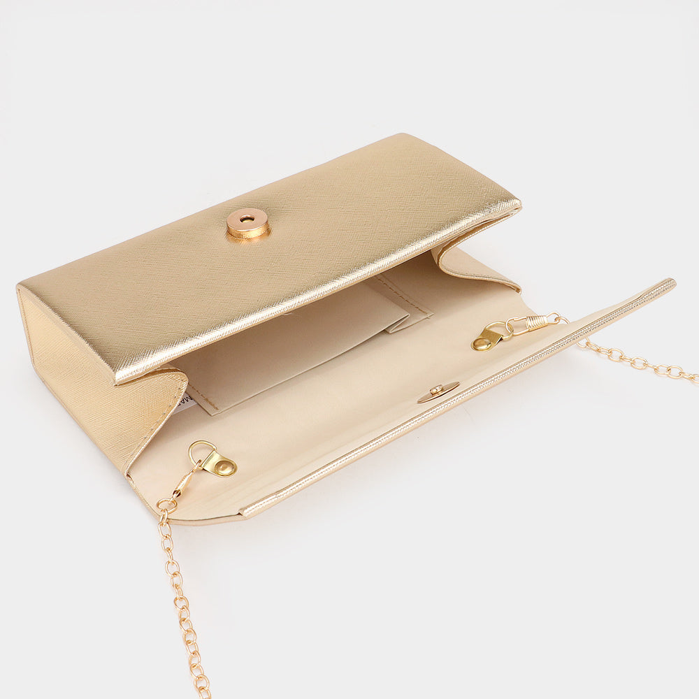 Metallic Clutch Bag / Crossbody Bag