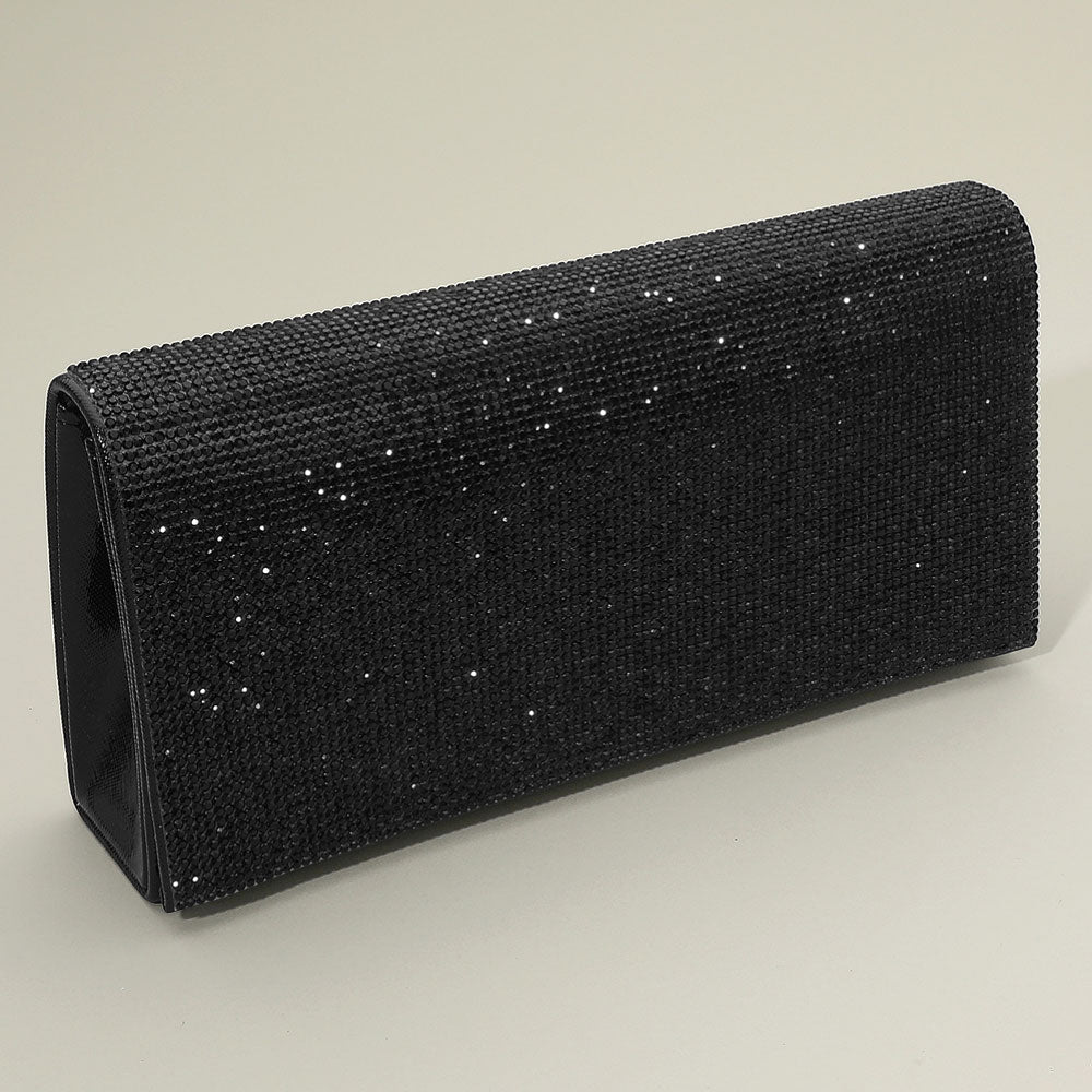 Bling Studded Evening Clutch Bag / Crossbody Bag