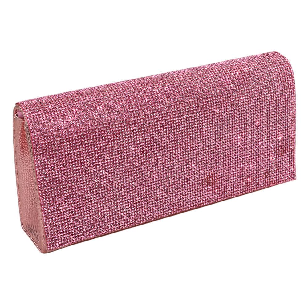 Bling Studded Evening Clutch Bag / Crossbody Bag