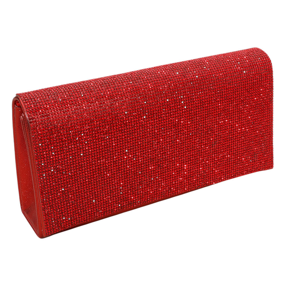 Bling Studded Evening Clutch Bag / Crossbody Bag