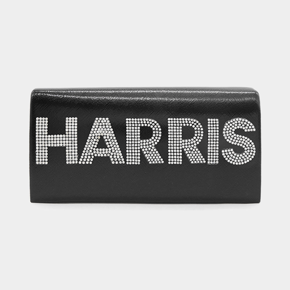 HARRIS Bling Studded Metallic Clutch Bag / Evening Crossbody Bag