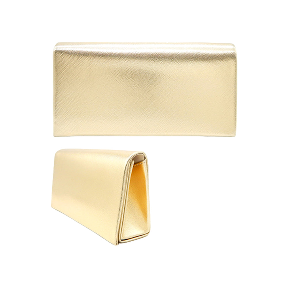 HARRIS Bling Studded Metallic Clutch Bag / Evening Crossbody Bag