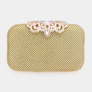 Stone Embellished Evening Tote / Clutch / Crossbody Bag