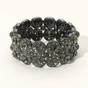 Crystal Rhinestone Stretch Evening Bracelet