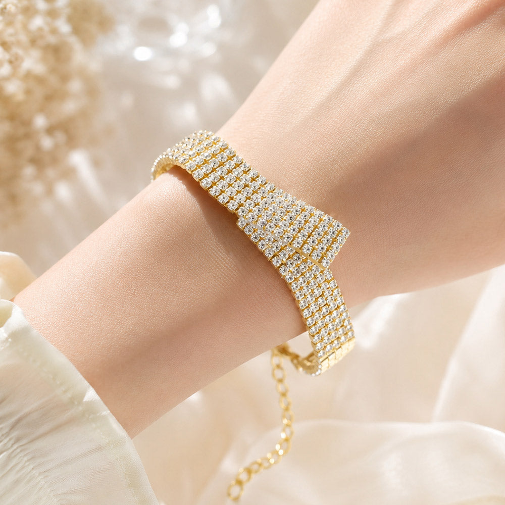 CZ Stone Pave Evening Bracelet