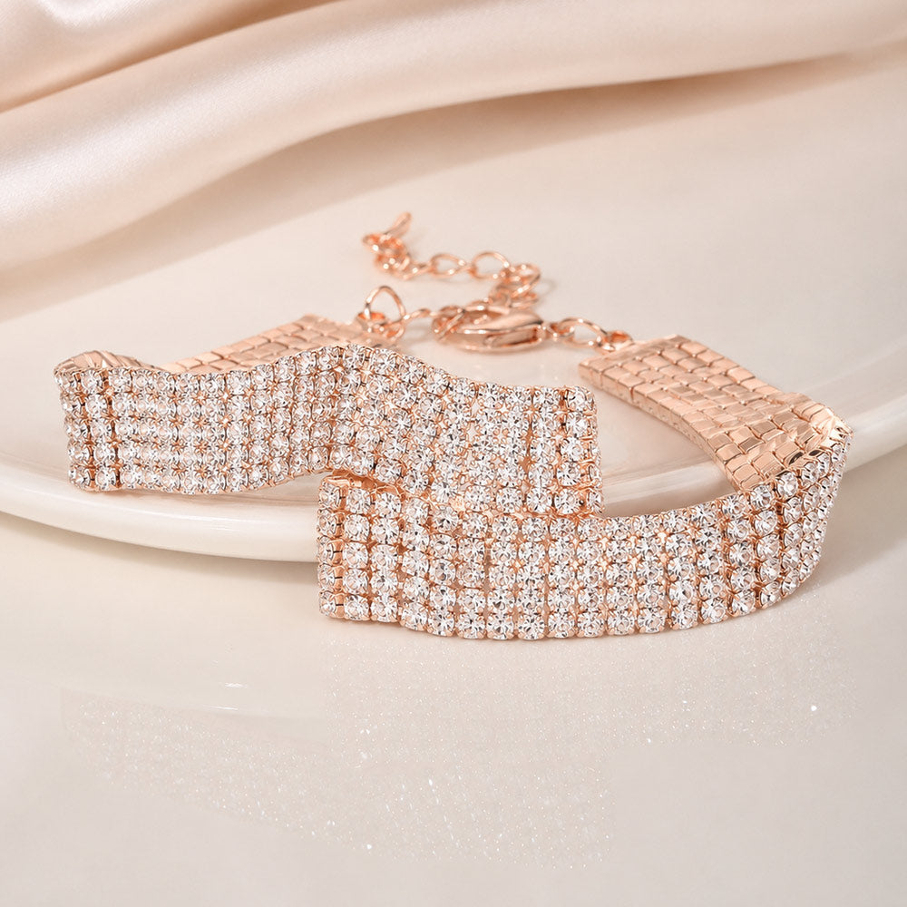 CZ Stone Pave Evening Bracelet