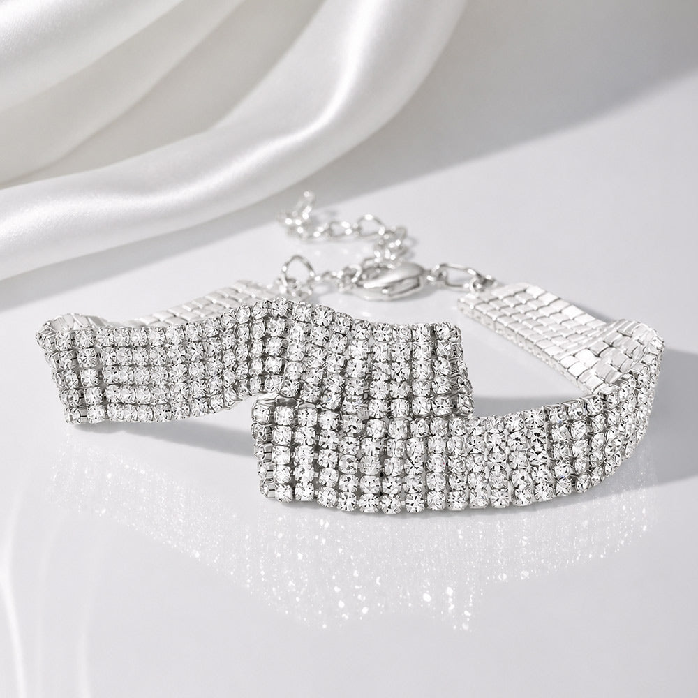CZ Stone Pave Evening Bracelet