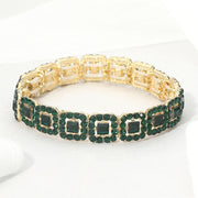 Crystal Link Stretch Evening Bracelet
