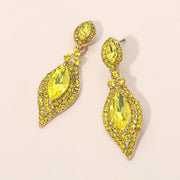 Marquise Stone Accented Evening Earrings