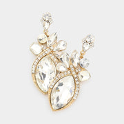 Crystal Fancy Drop Evening Earrings
