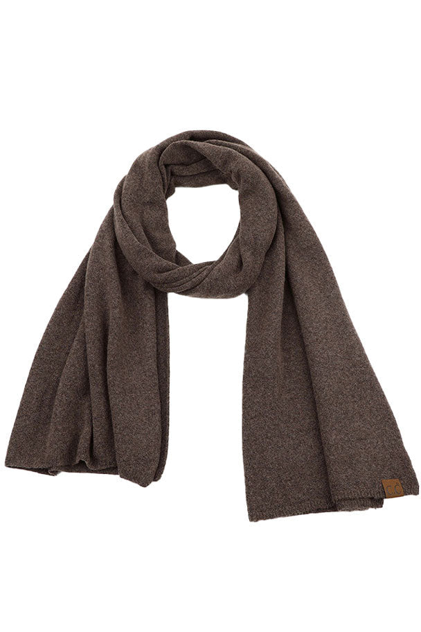 C.C Soft Recycled Fine Yarn Cuff Scarf