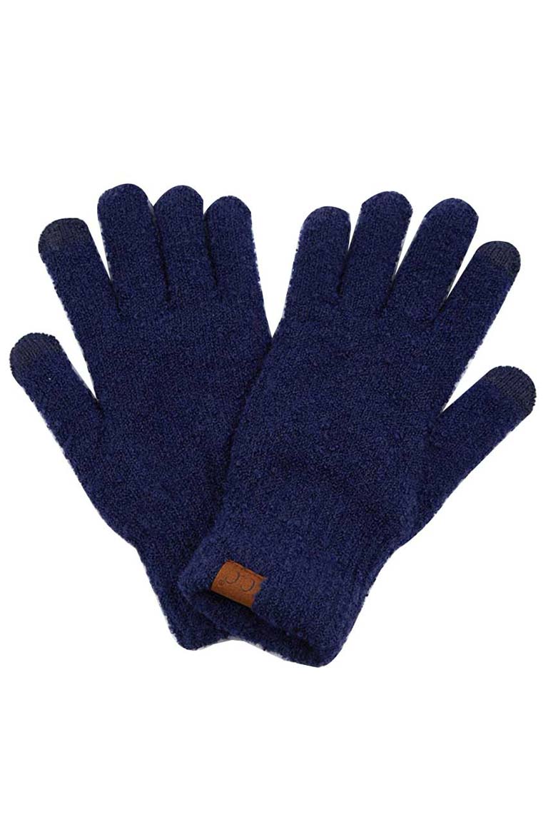 C.C Solid Boucle Gloves