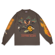 Everything Will Grow Brown Long Sleeve