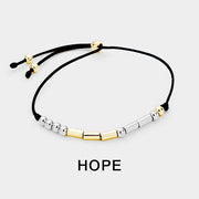 HOPE Morse Code Cinch Bracelet