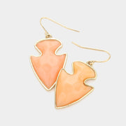 Arrowhead earrings