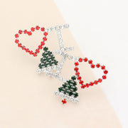 I LOVE CHRISTMAS Rhinestone Pave Earrings