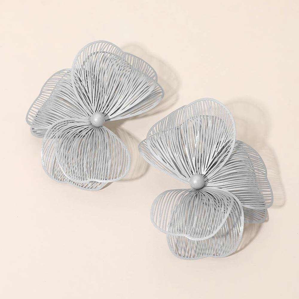 Triple Cutout Petal Earrings