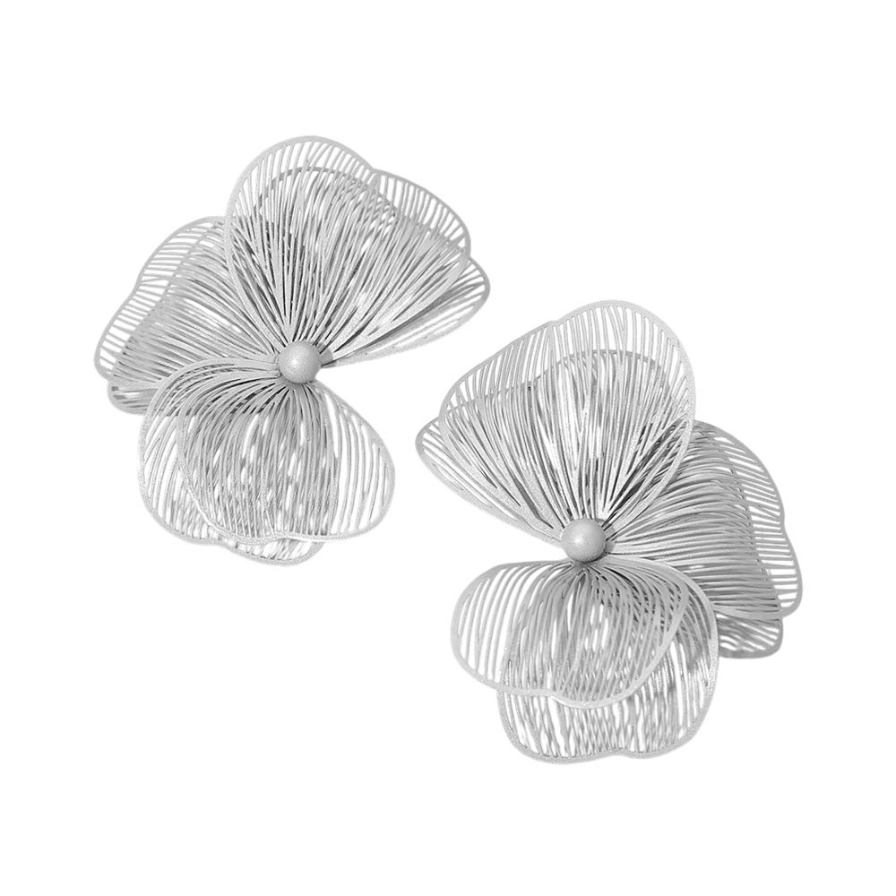 Triple Cutout Petal Earrings