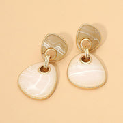 Abstract Resin DRop Earrings
