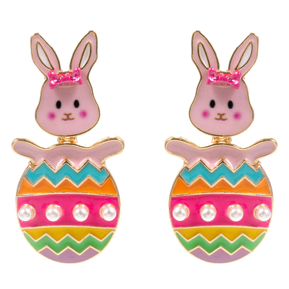 Easter Bunny Egg Drop Earrings