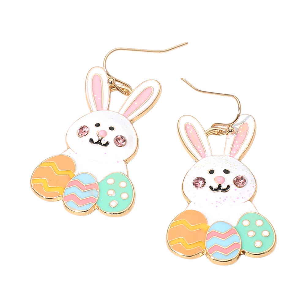 Easter Bunny Egg Drop Earrings