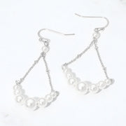 Pearl Chain Drop Earrings