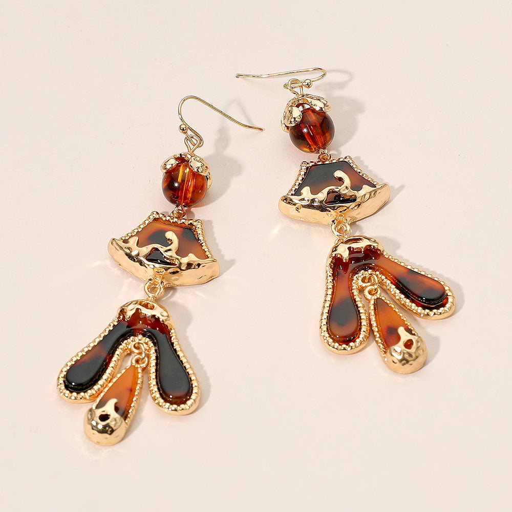 Abstract Sculpted Dop Earrings
