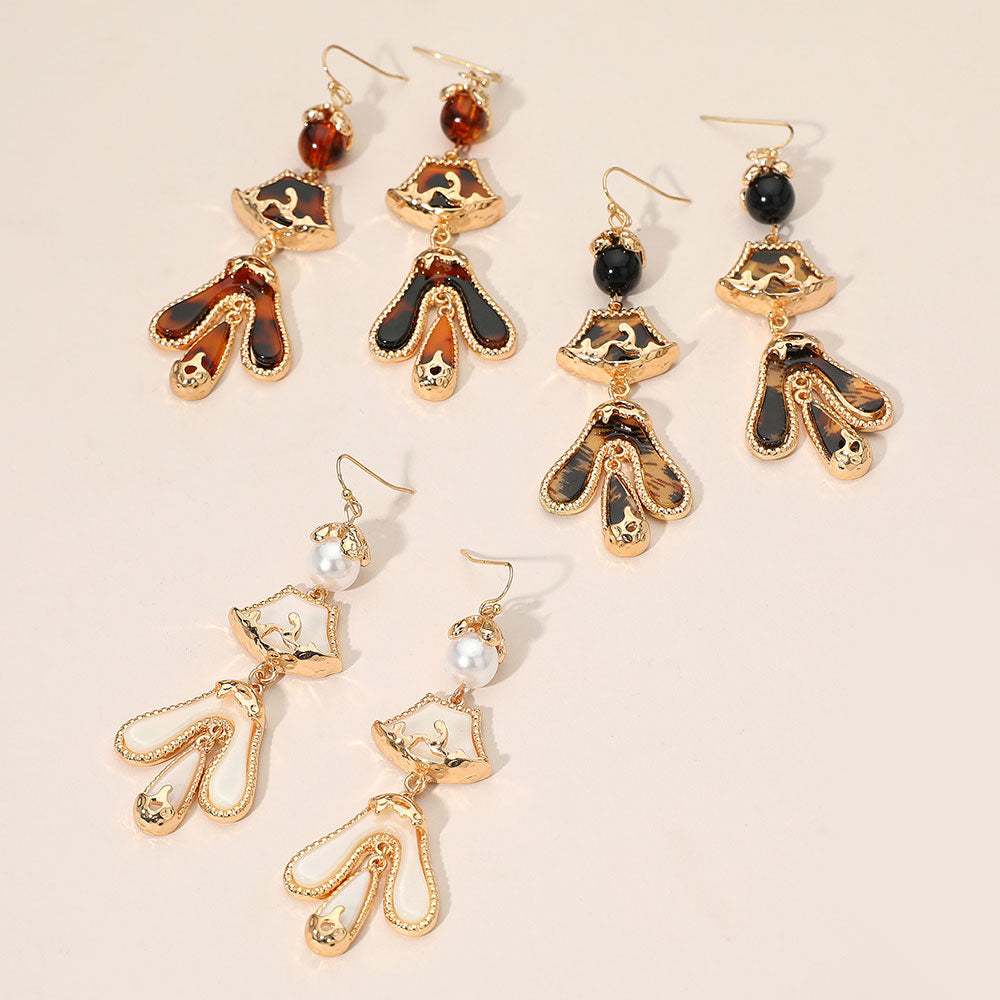 Abstract Sculpted Dop Earrings