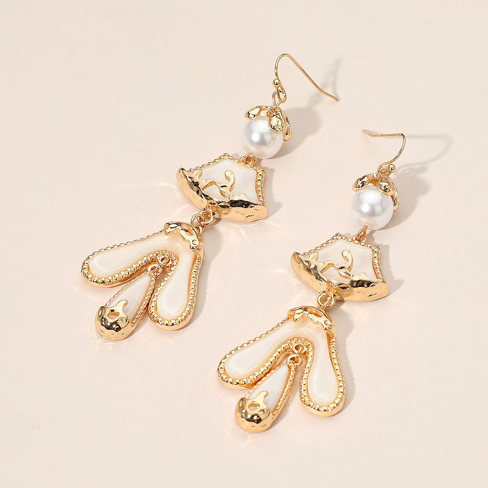 Abstract Sculpted Dop Earrings