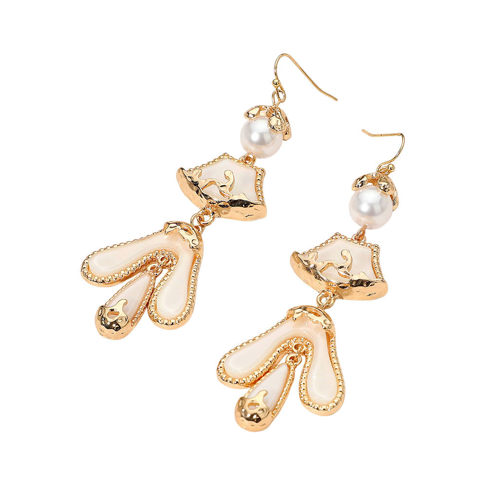 Abstract Sculpted Dop Earrings