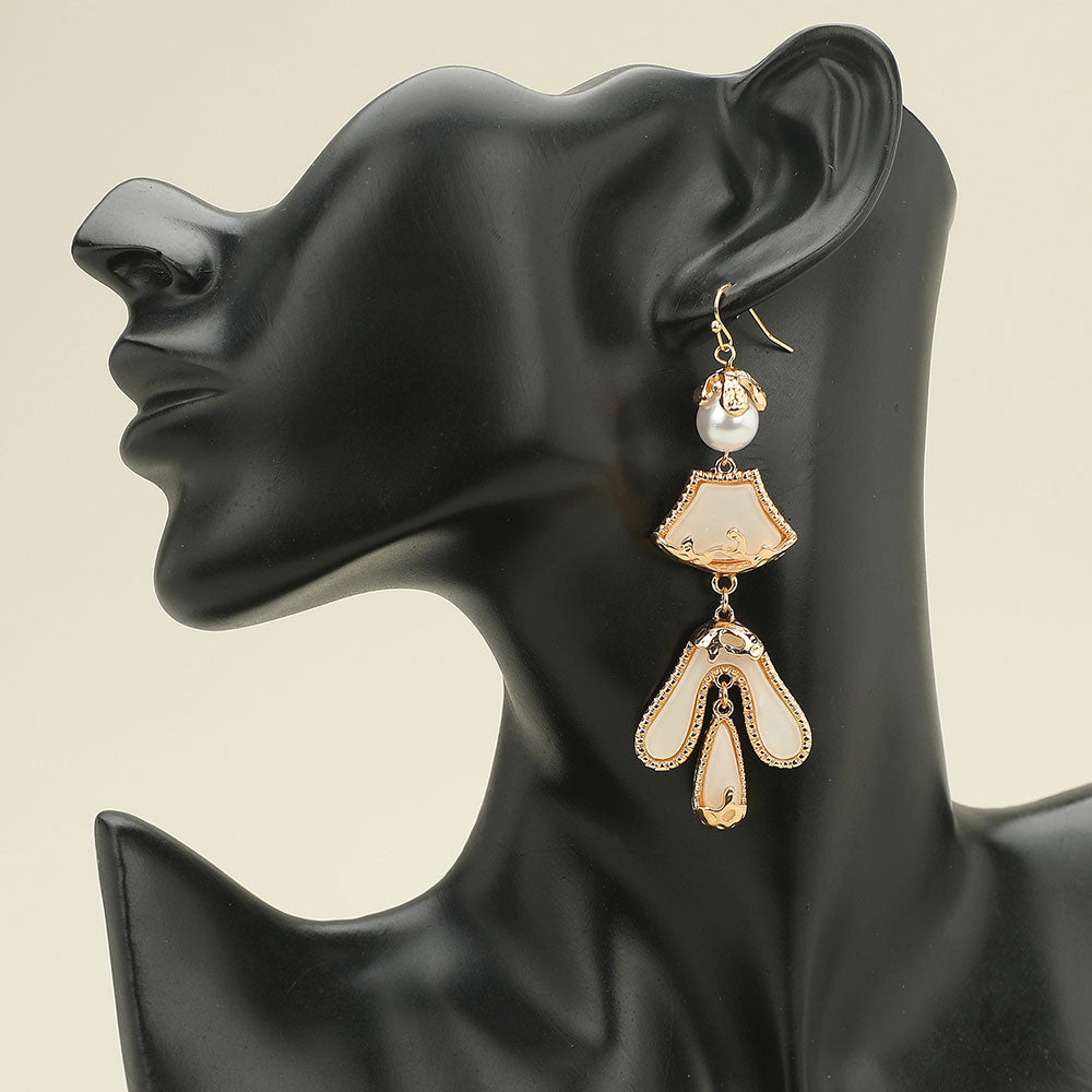 Abstract Sculpted Dop Earrings