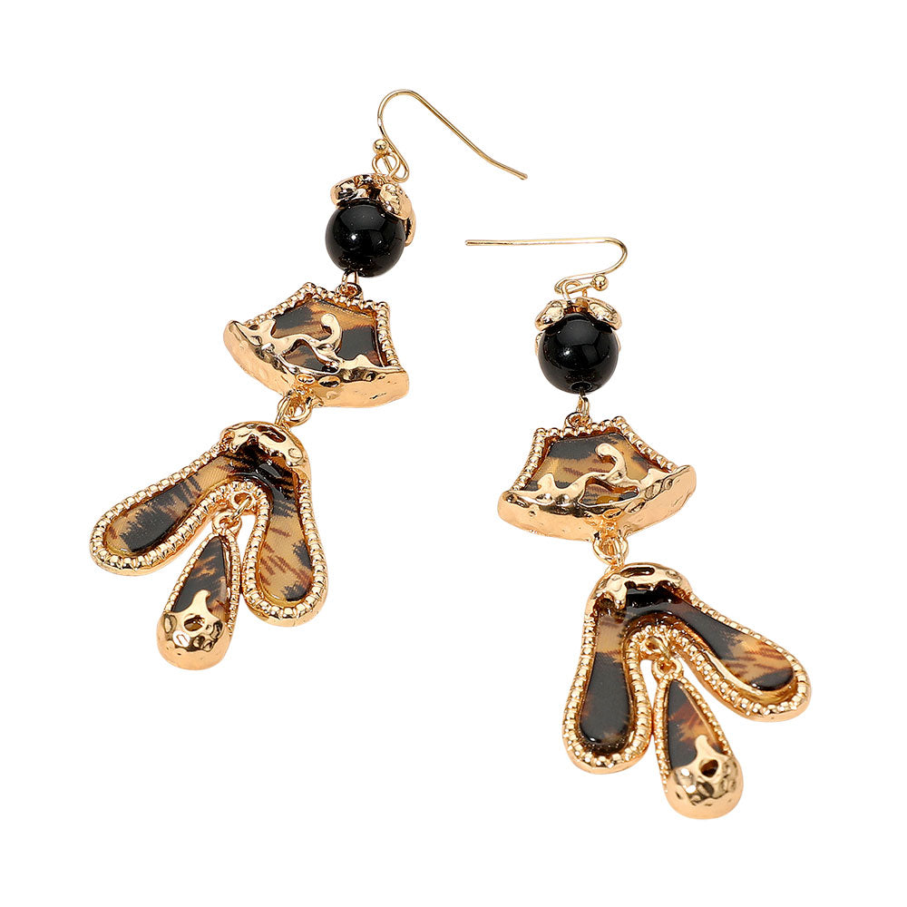 Abstract Sculpted Dop Earrings