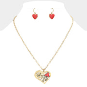Heart Collage Pendant Necklace